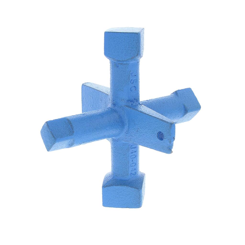 Jones Stephens J40042 6-Way Countersunk Plug Wrench - Blue