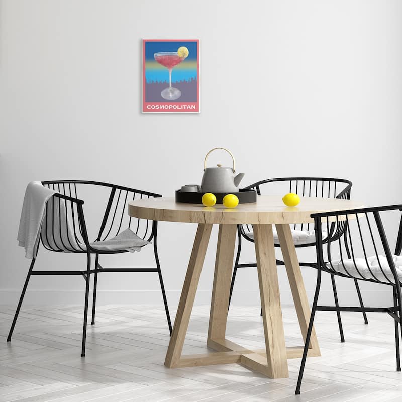 Stupell Cosmopolitan over Cityscape Wall Plaque Art Design By Matthew Piotrowicz