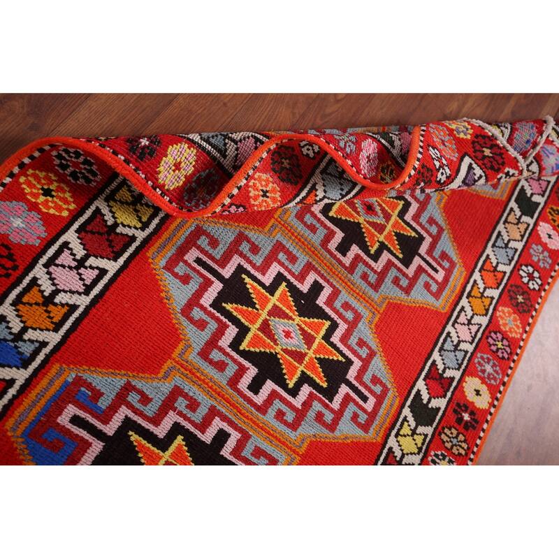 Anatolian Oriental Runner Rug Hand-Knotted Wool Carpet - 3'0"x 12'7"