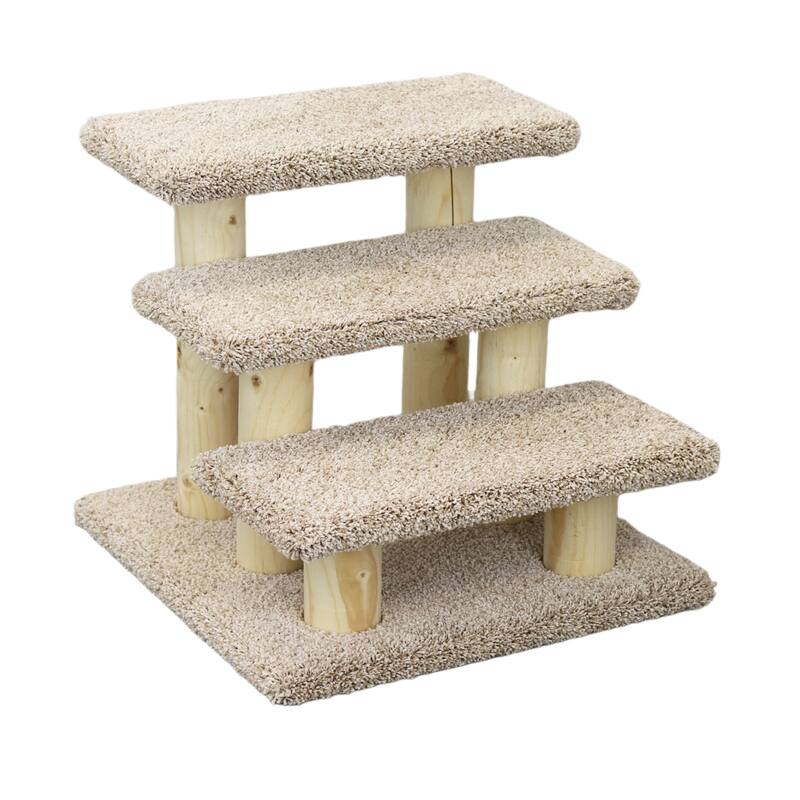New Cat Condos 120223 Pet Stairs, Neutral, Large