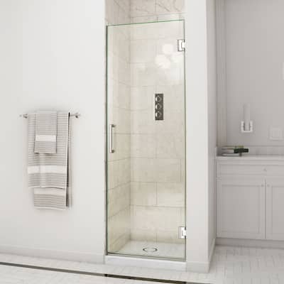 DreamLine Unidoor 26 in. W x 72 in. H Frameless Hinged Shower Door - 26" W