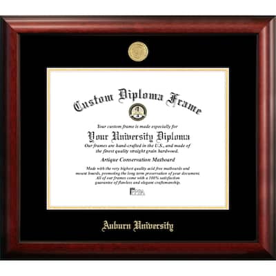 Auburn University 17w x 13h Gold Embossed Diploma Frame