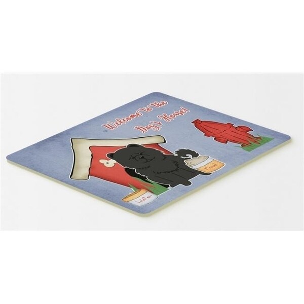 Carolines Treasures BB2897CMT Dog House Collection Chow Chow Black Kitchen or Bath Mat 20 x 30