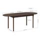 Farmhouse Dining Table Extendable for Dining Room,Oval Tabletop, Seat 4-6 (Chairs Excluded)