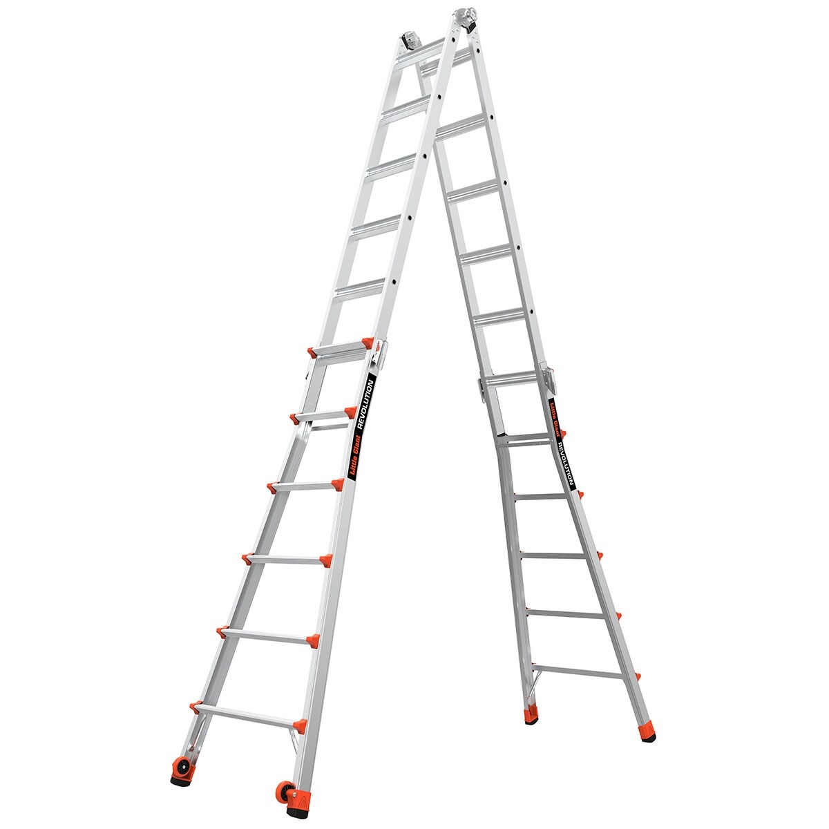Shop Little Giant Aluminum Revolution 26 Multipurpose Ladder Overstock 19990580