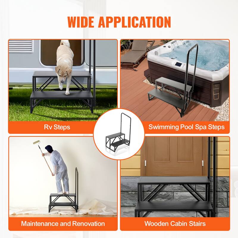 RV Steps for Safe Entry and Exit, RV, Trailer, Camper Steps