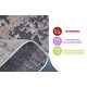 preview thumbnail 7 of 7, LOOM & LUXE Collection Grey/Multi/Abstract Non-Shedding Area Rug