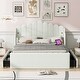 preview thumbnail 16 of 26, Full Upholstered Platform Bed with Four Drawers & USB Ports - Modern Comfort