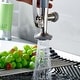 preview thumbnail 6 of 12, 2 Spout Single Handle Kitchen Faucet with Pull Down Sprayer