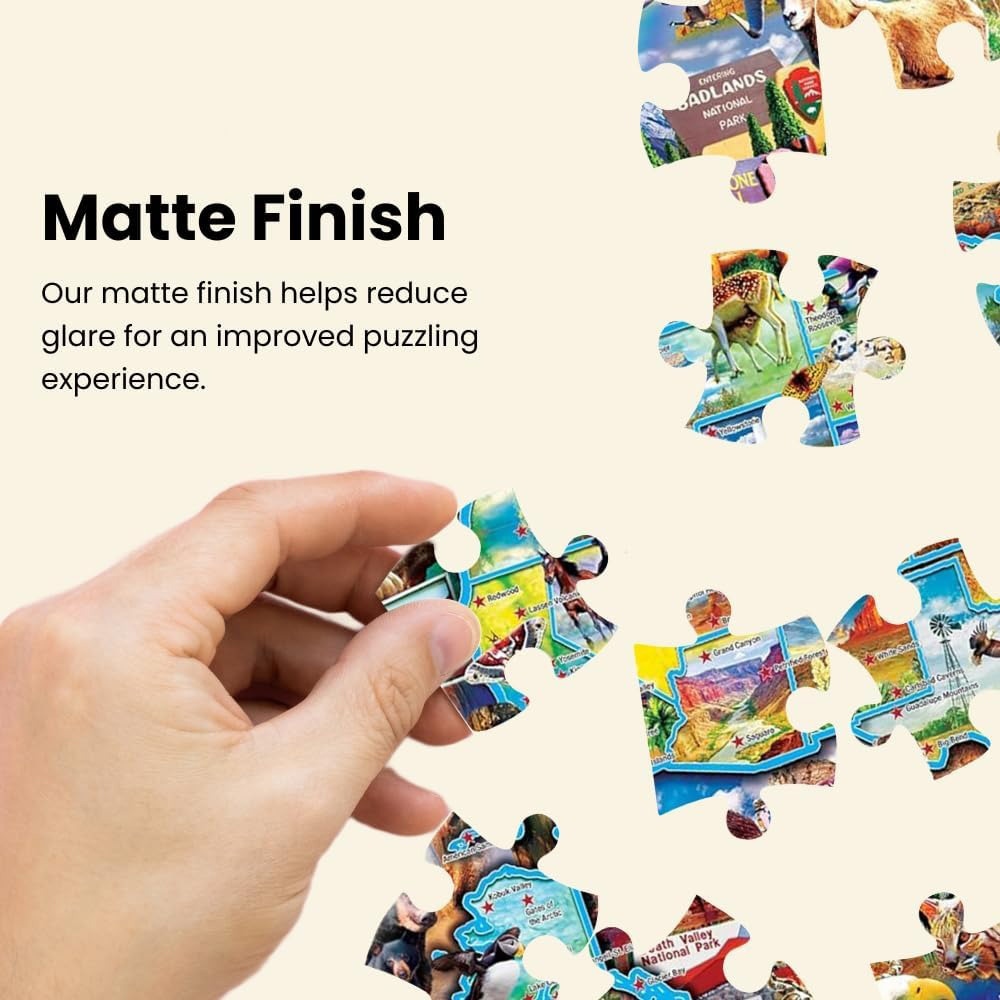 Yellowstone National Park 1000 Piece Jigsaw Puzzle for Adults