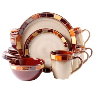 Gibson Puebla Casa 16 Piece Dinnerware Set
