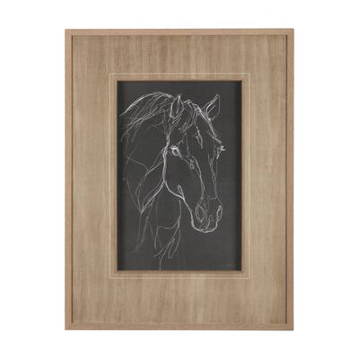Thoroughbred Dark III Framed Art Print