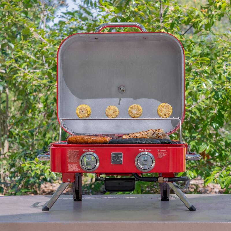 Kenmore 2-Burner Retro Portable Gas Grill