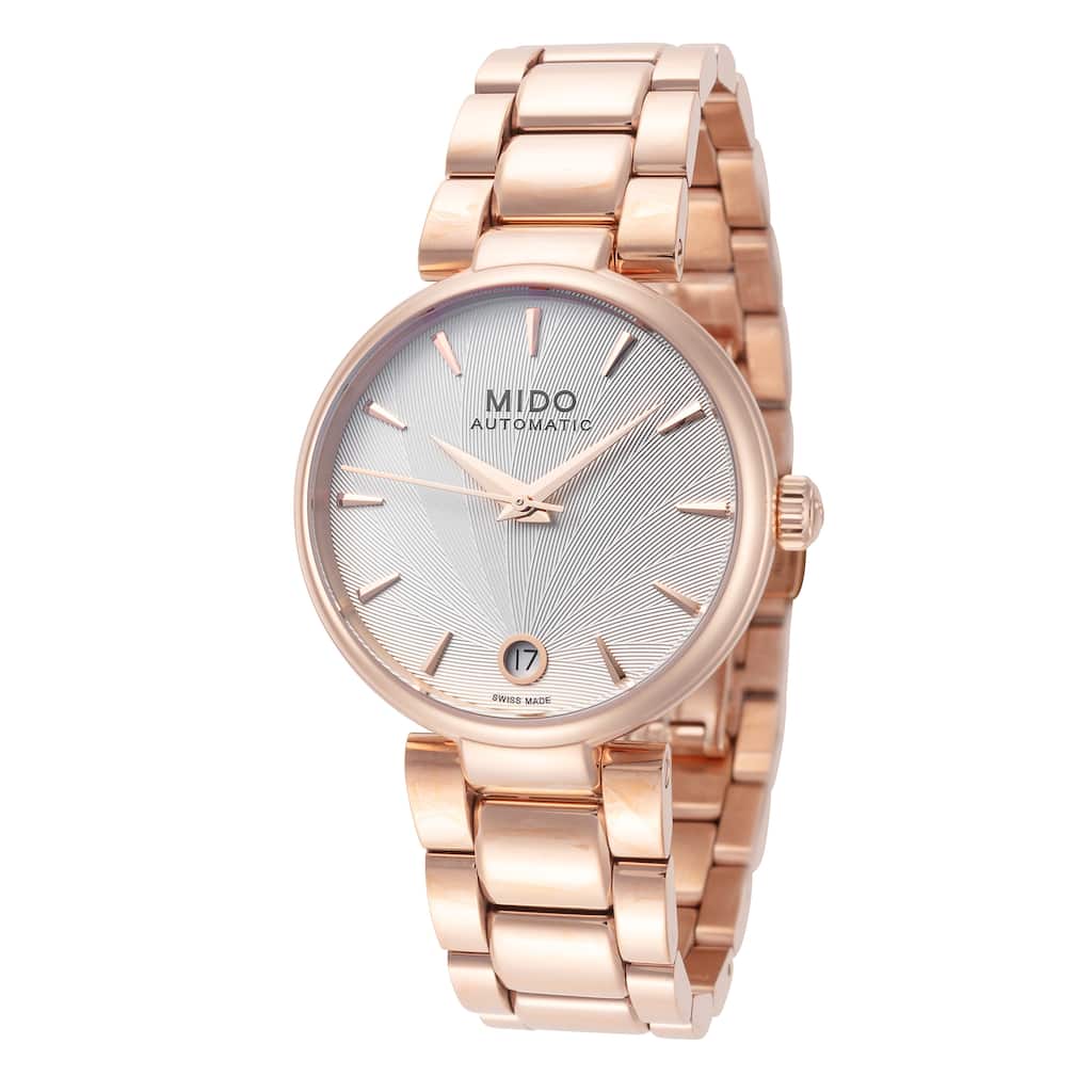 Mido silver and gold women’s watch MIDO Dorada 25MM Quartz Silver Dial Two-Tone Women main image 4