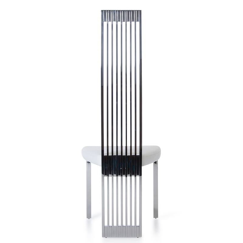 Modrest Elise White Dining Chair