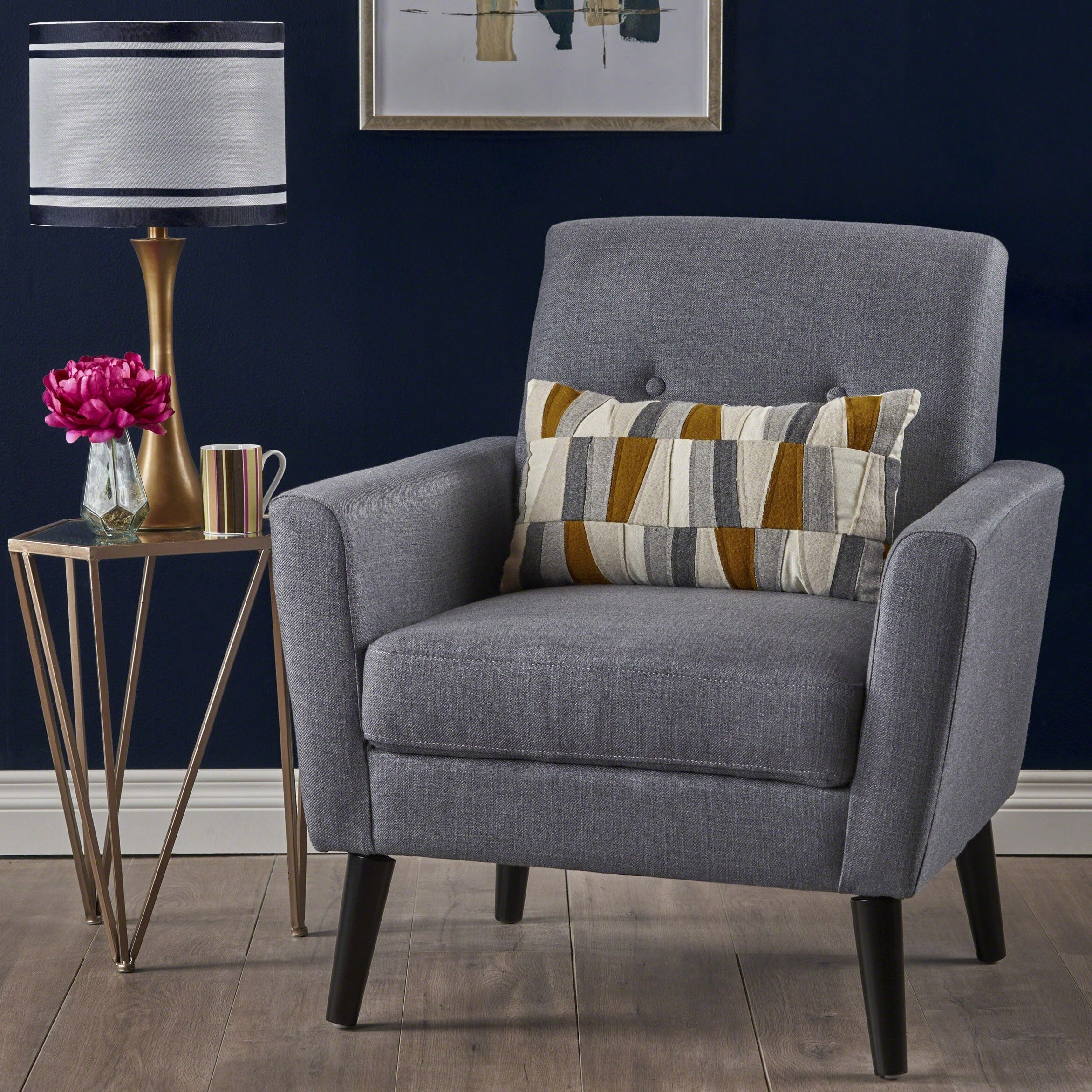 Sienna mid century club outlet chair