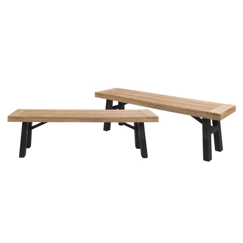 3-Piece Outdoor Patio Picnic Dining Set