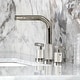 preview thumbnail 13 of 34, Kingston Brass Convergent Two-Handle 3-Hole Deck Mount Widespread Bathroom Faucet with Knurled Handle and Brass Pop-Up Drain