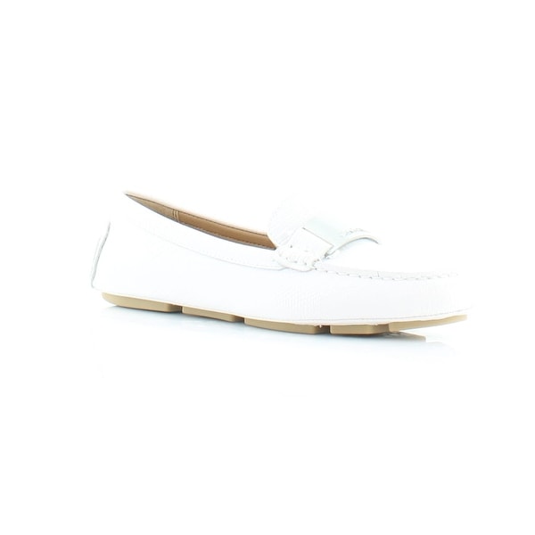 calvin klein white flats