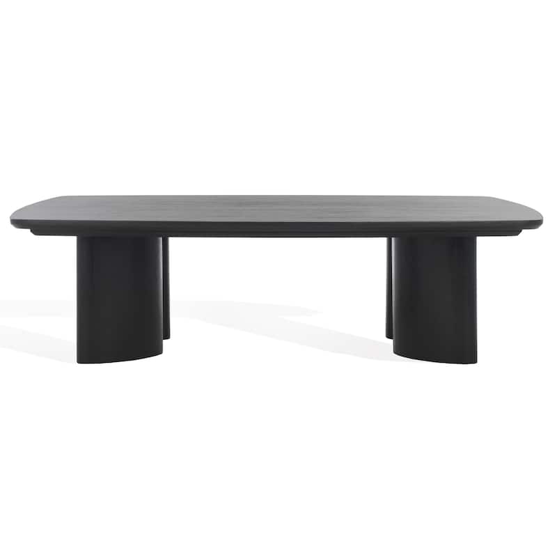 SAFAVIEH Couture Barnard Rectangle Wood Coffee Table - 56"W x 38"D x 15"H