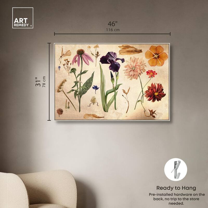 Floral Selection II Canvas by Art Remedy
