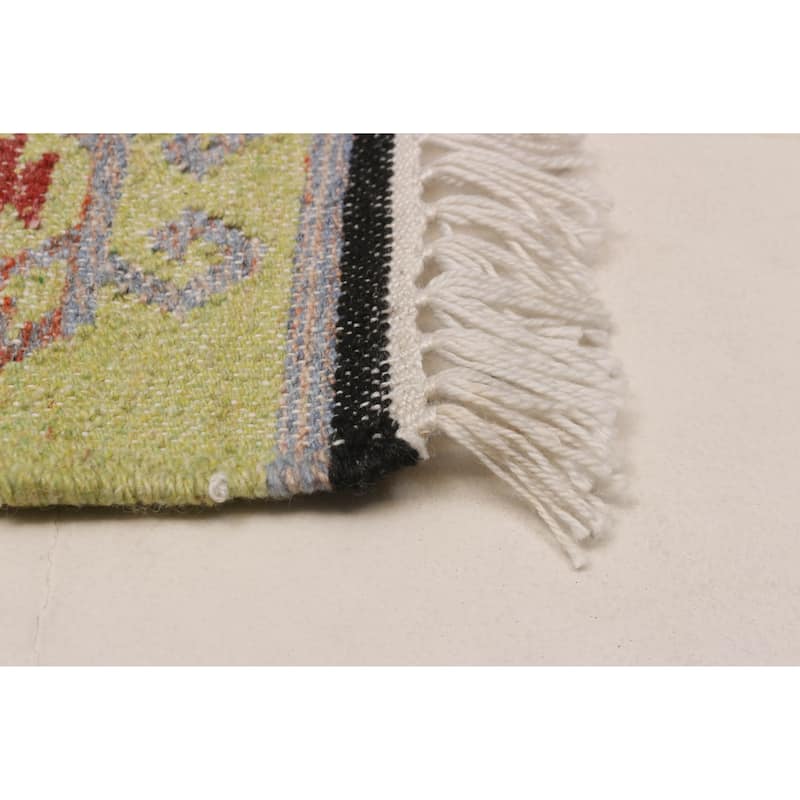 Ankara FW Blue Kilim 5'4" x 7'6" - 5'4 x 7'6