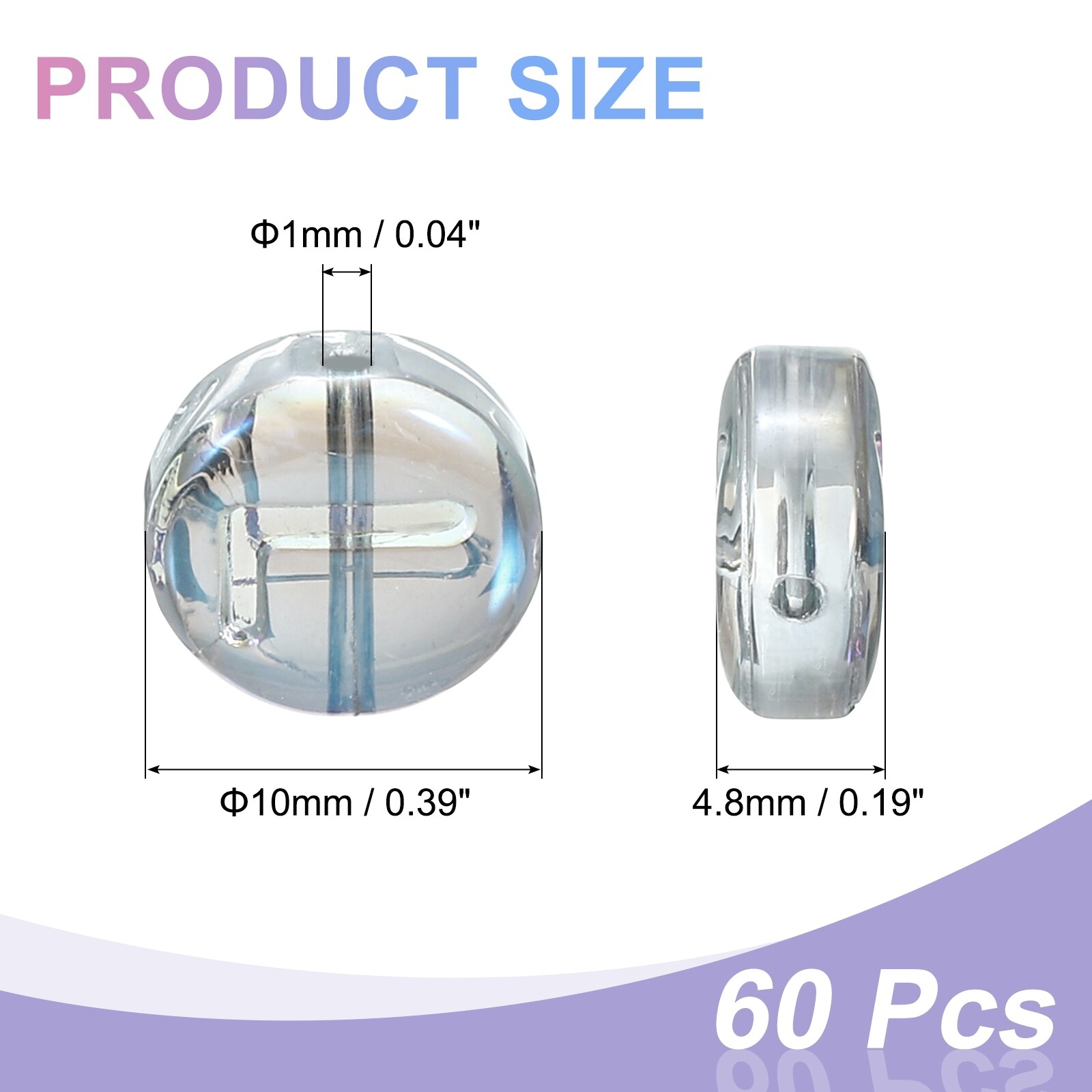 Glass Letter Beads, Flat Round Alphabet Letter Beads Initial Letter Spacer Beads for DIY Bracelet Necklace Earring Jewelry