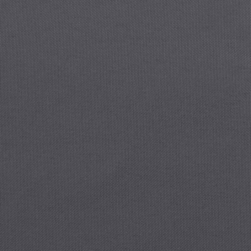 Claire Outdoor Cushion for Bench, 59 Inch, Dark Gray Tufted Oxford