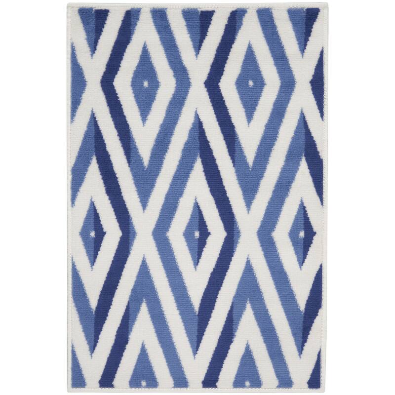 Power Loomed Geometric Modern Stain Resistant Area Rug - 36' X '24' X '0.39