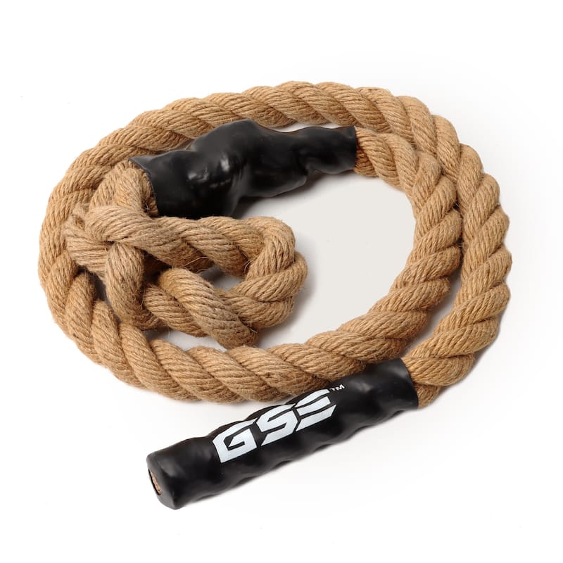 GSE™ 1.5" Gym Climbing Rope, Workout Rope for Indoor/Outdoor and Home Workouts. Great for Climbing Exercises, Strength Training - 6-ft