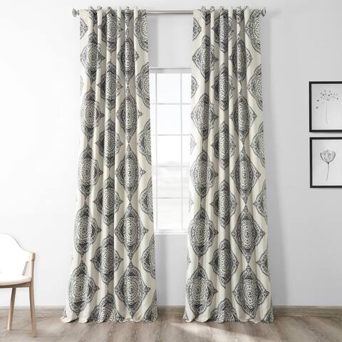 Exclusive Fabrics Henna 63-inch Room Darkening Curtain Panel Pair (2 Panels)