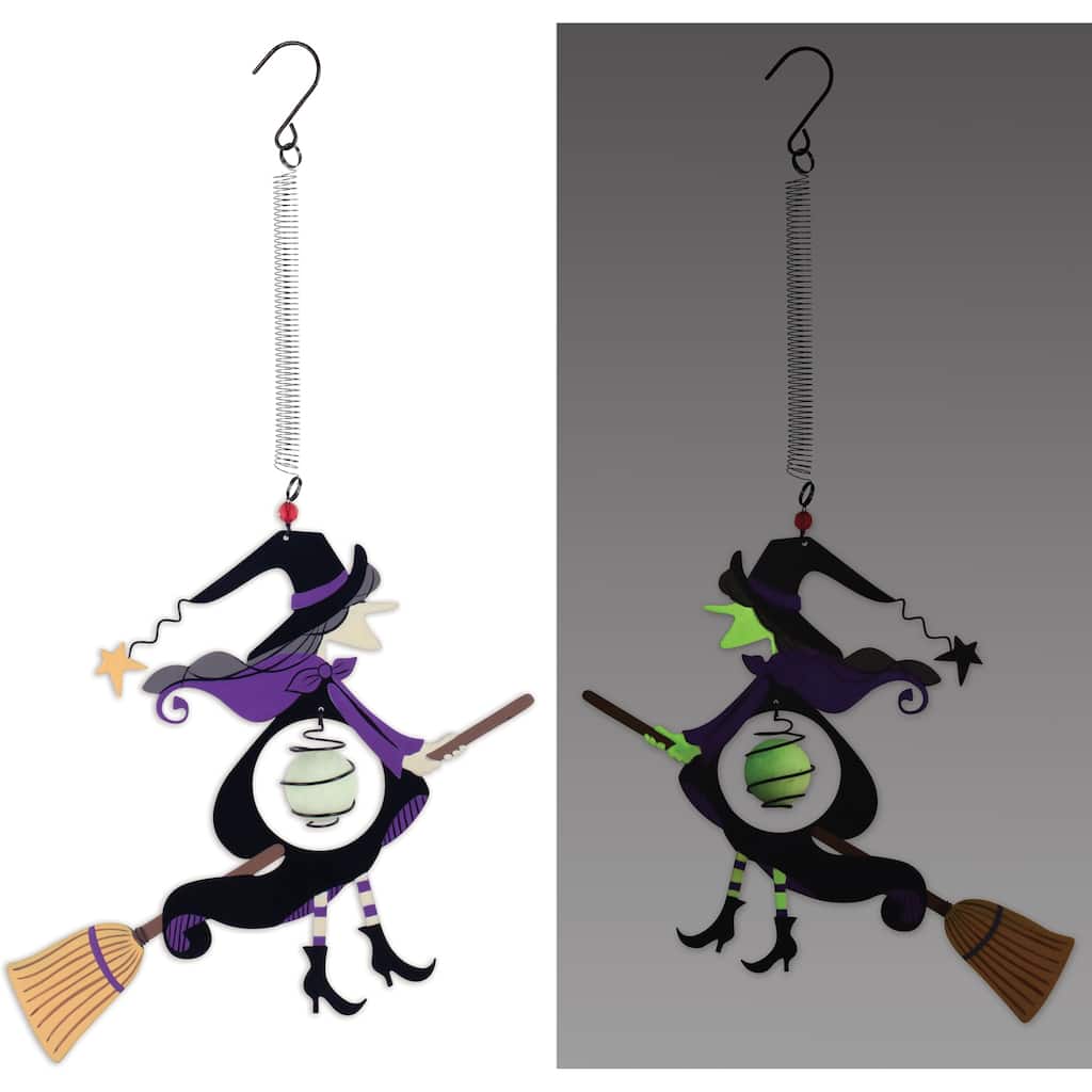 Glow in the Dark Witch Bouncy -Set of 2