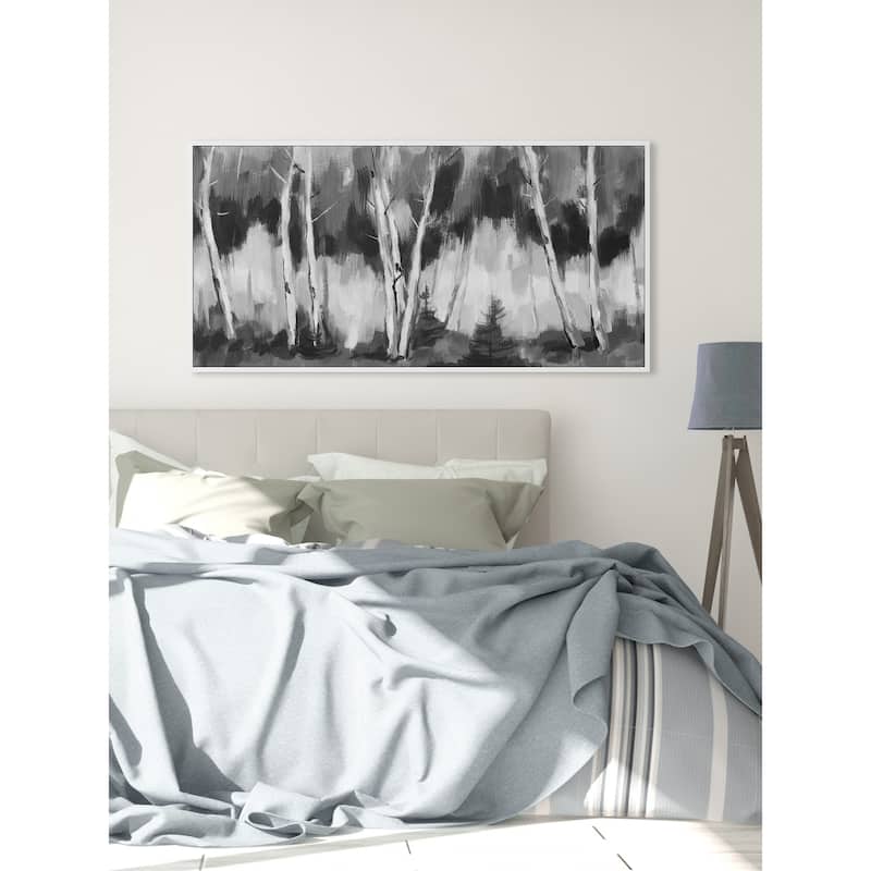 Mighty Trees Floater Framed Print on Canvas