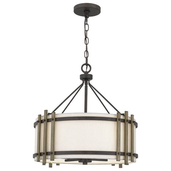 slide 2 of 8, Quoizel Oversized Iron Gate 4-light Pendant