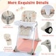 preview thumbnail 2 of 6, Baby High Chair w/ 7 Height & 3 Footrest Adjustable Cup holder 2
