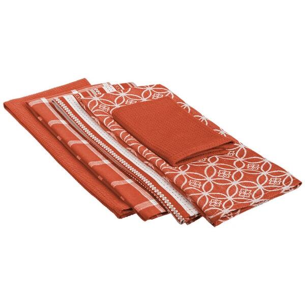 DII Assorted Kitchen Dishtowel & Dishcloths (Set of 5) Bed Bath