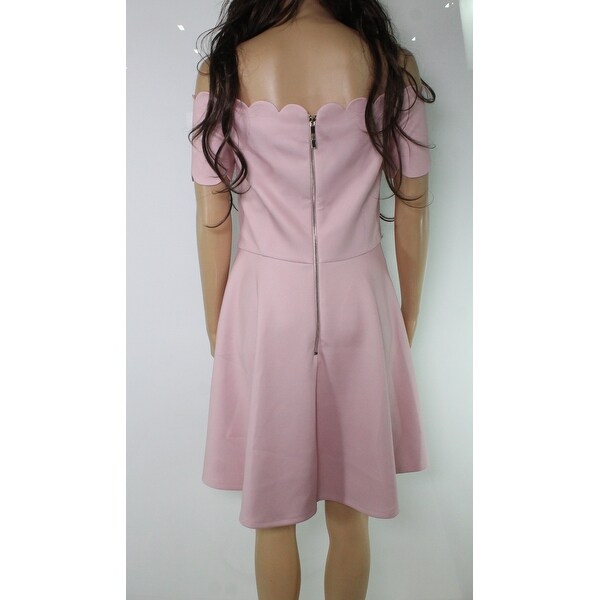 ted baker pink scallop dress