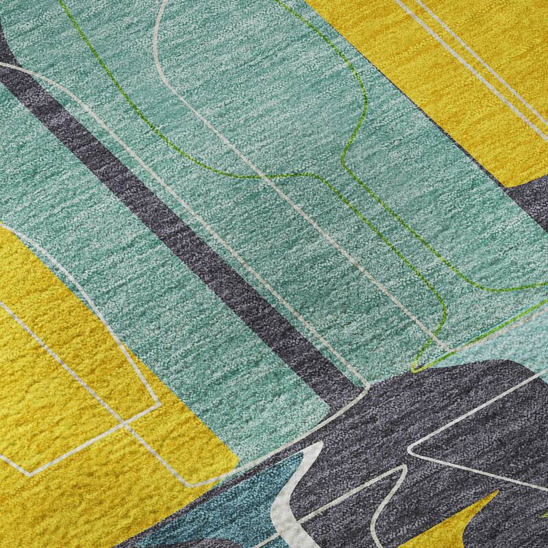 Premium Washable Super Soft Wine and Cocktail Mayfield Rug