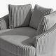 preview thumbnail 39 of 64, Oversized 43" W Plush Corduroy Recessed Arm Swivel Barrel Chair