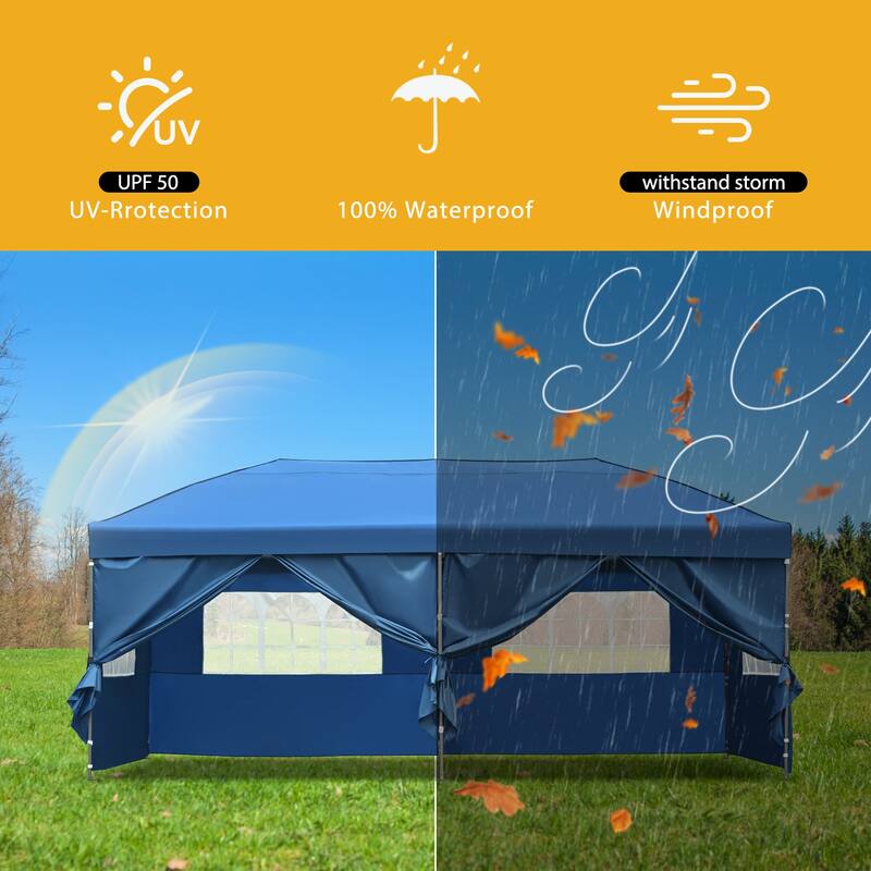 10x20 Pop Up Canopy with Sidewalls