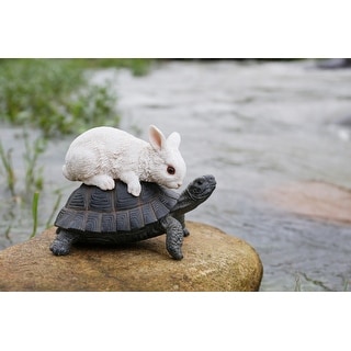 Tortoise And The Hare Playing Statue - On Sale - Bed Bath & Beyond ...