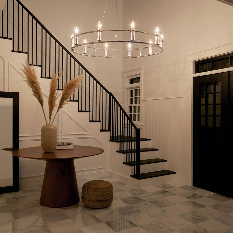 Kichler Lighting Rosalind 10-Light Polished Nickel Chandelier