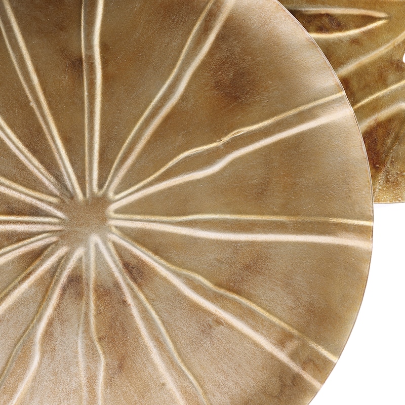 Carbon Loft Multi-color Sandollar Metal Wall Art