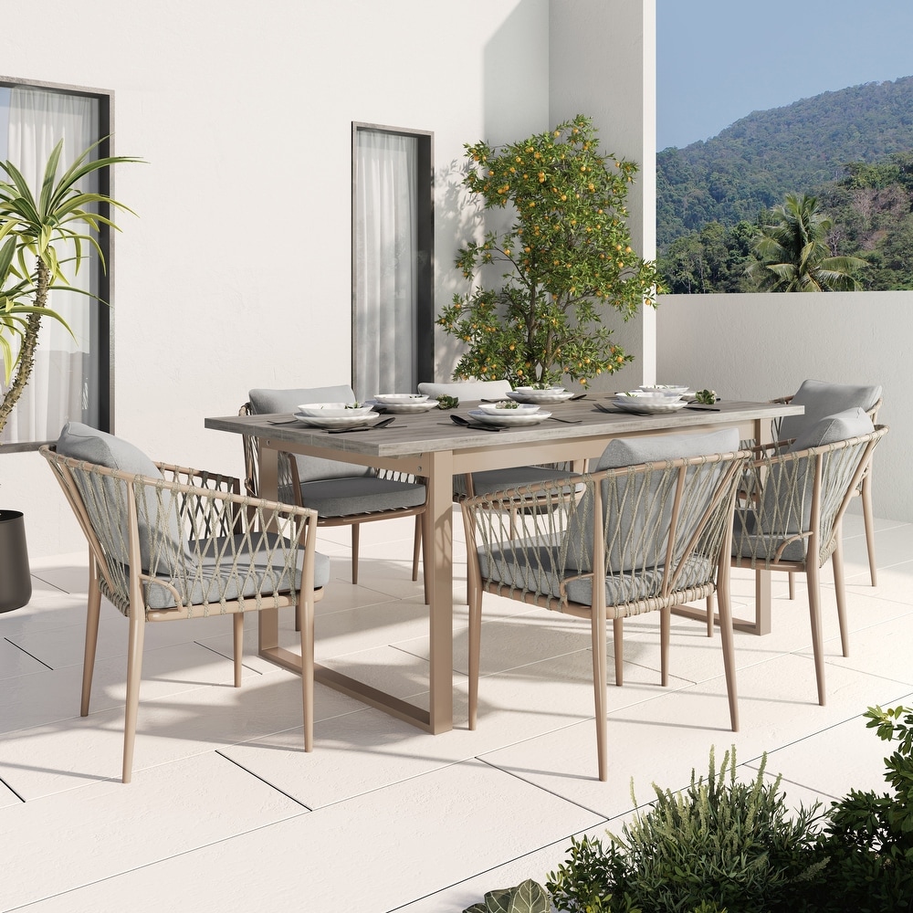 morella 6 seater dining set