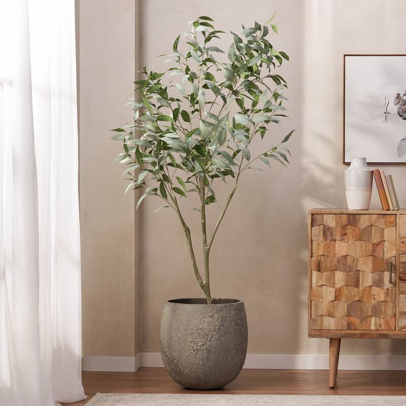 200cm Artificial Eucalyptus Leaves Bonsai - Green