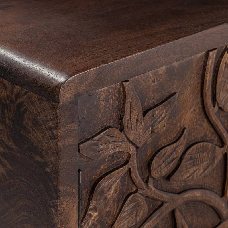 Classic Home Albero 4-Door Mango Wood Sideboard Buffet