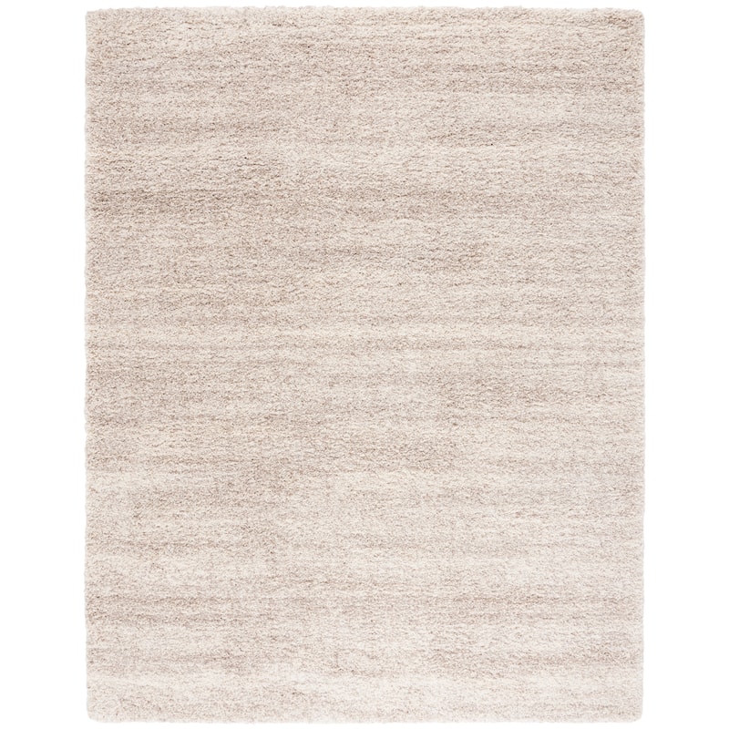 SAFAVIEH Hudson Shag Justine Modern 2-inch Thick Rug - 11' x 15' - Ivory/Beige - Rectangle