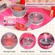preview thumbnail 12 of 12, Kids Kitchen Playset, 3-in-1 Toddler Kitchen with Simulated Spray, Sounds and Lights, Play Kitchen Set