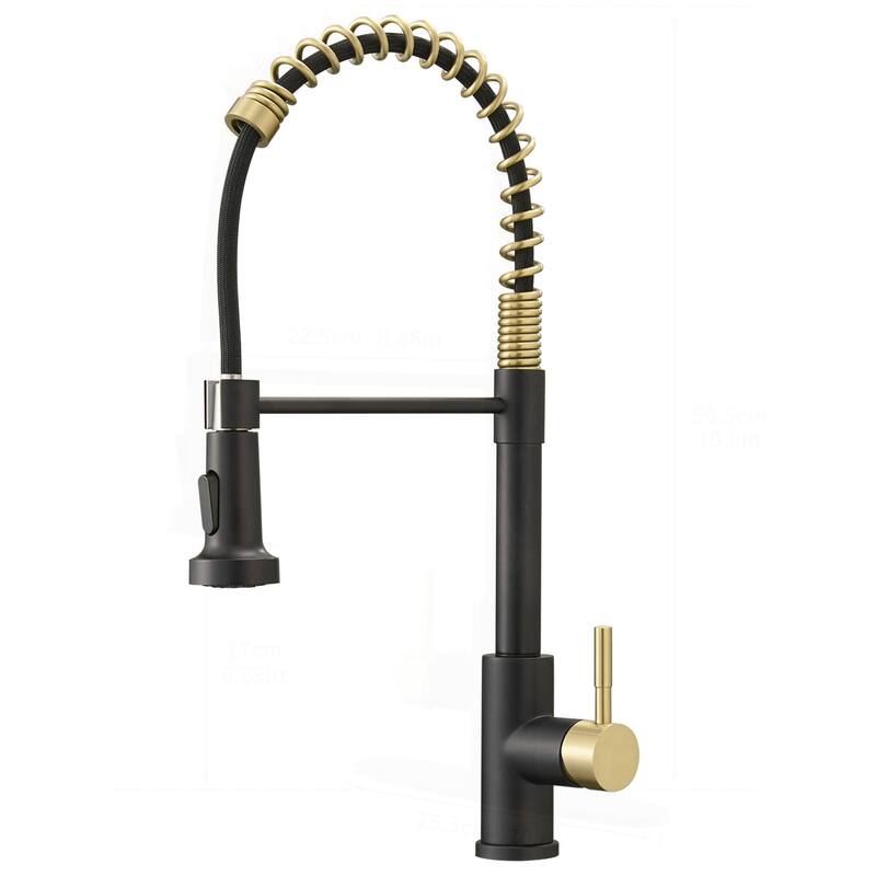 Commercial Kitchen Faucet with Pull Out Sprayer
