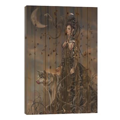 Bella Print On Wood by Nene Thomas - Multi-Color